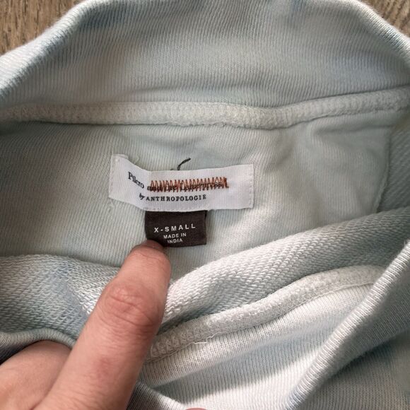 Anthropologie Pilcro Women's Elayna Tie-Dye Sweatshirt Pullover Mock Neck XS - Picture 7 of 8